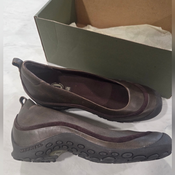 Merrell Shoes - NEW Merrell Women's Dark Brown Air Cushion PLAZA Comfort Shoes